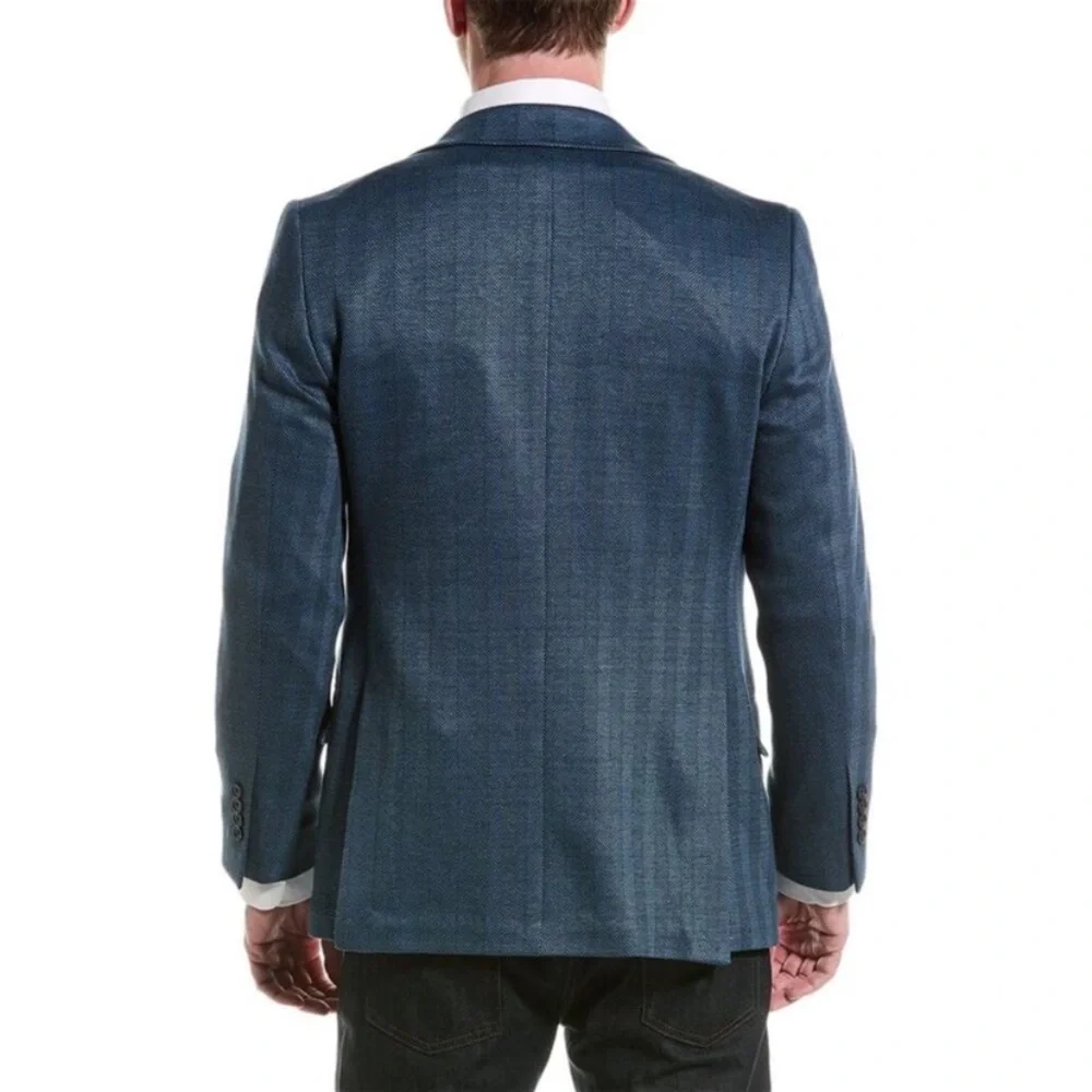 Brooks Brothers Mens Blazer Sports Coat Blue Plaid Size 42R